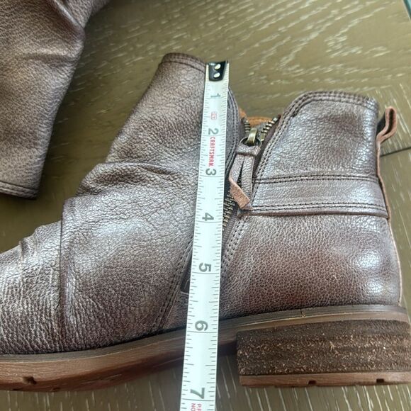 Sofft Brookdale Women's Leather Ankle Boots Moto-Chic Slouchy Side Zipper Size 9 - Picture 10 of 14